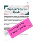 Phonics Patterns Guide