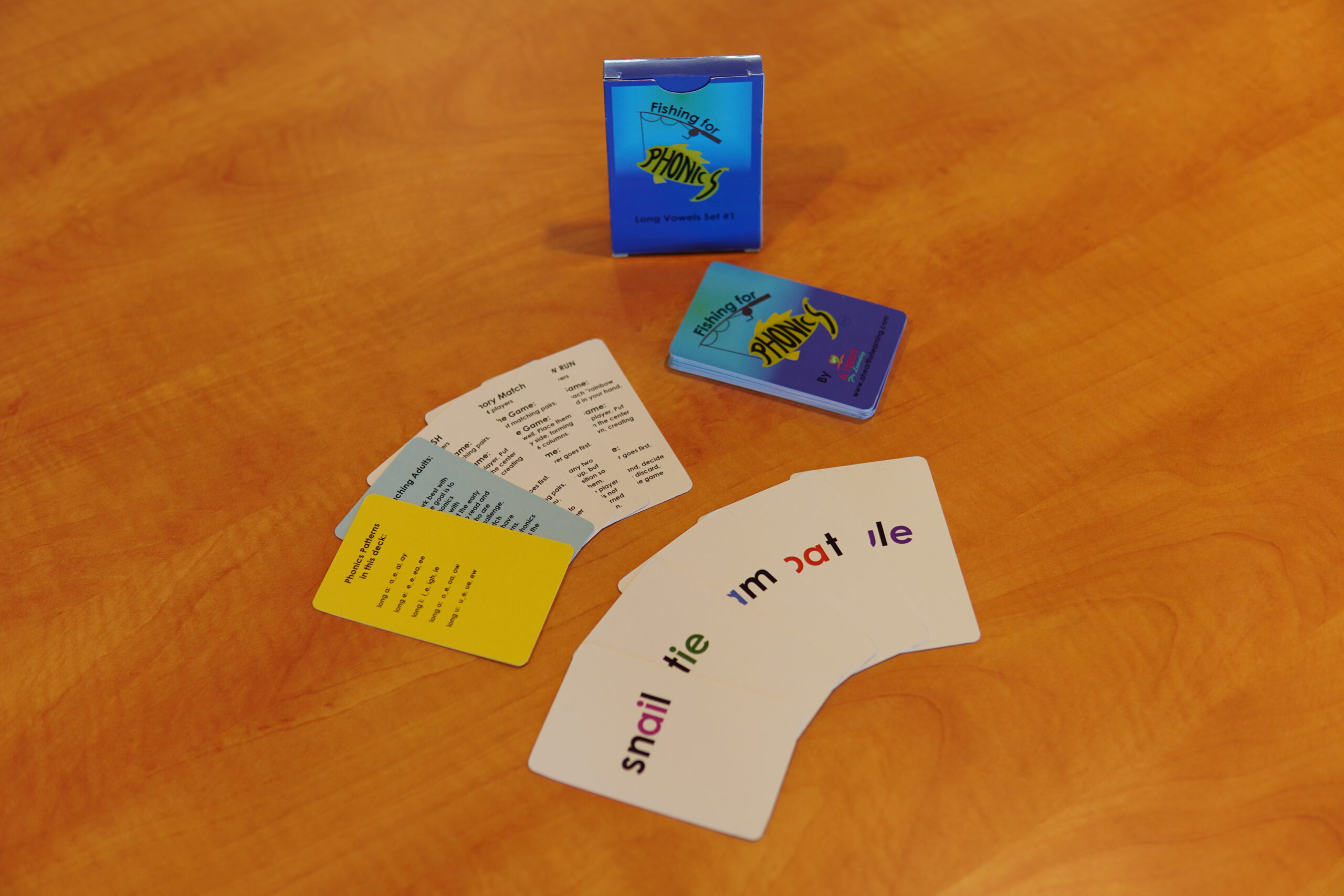 Phonics Card Deck: Long Vowels Set #1