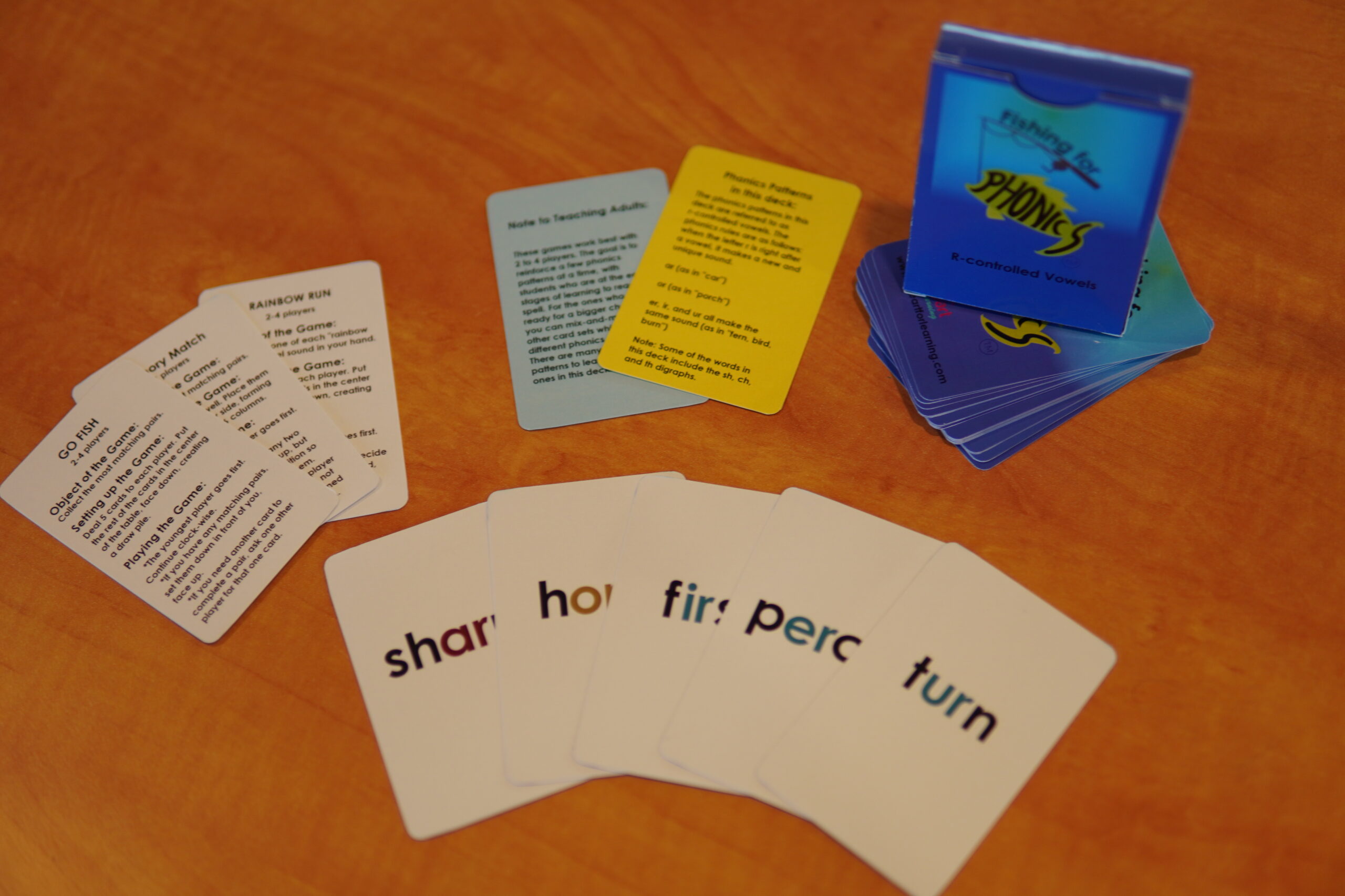 Phonics Card Deck: R-Controlled Vowels