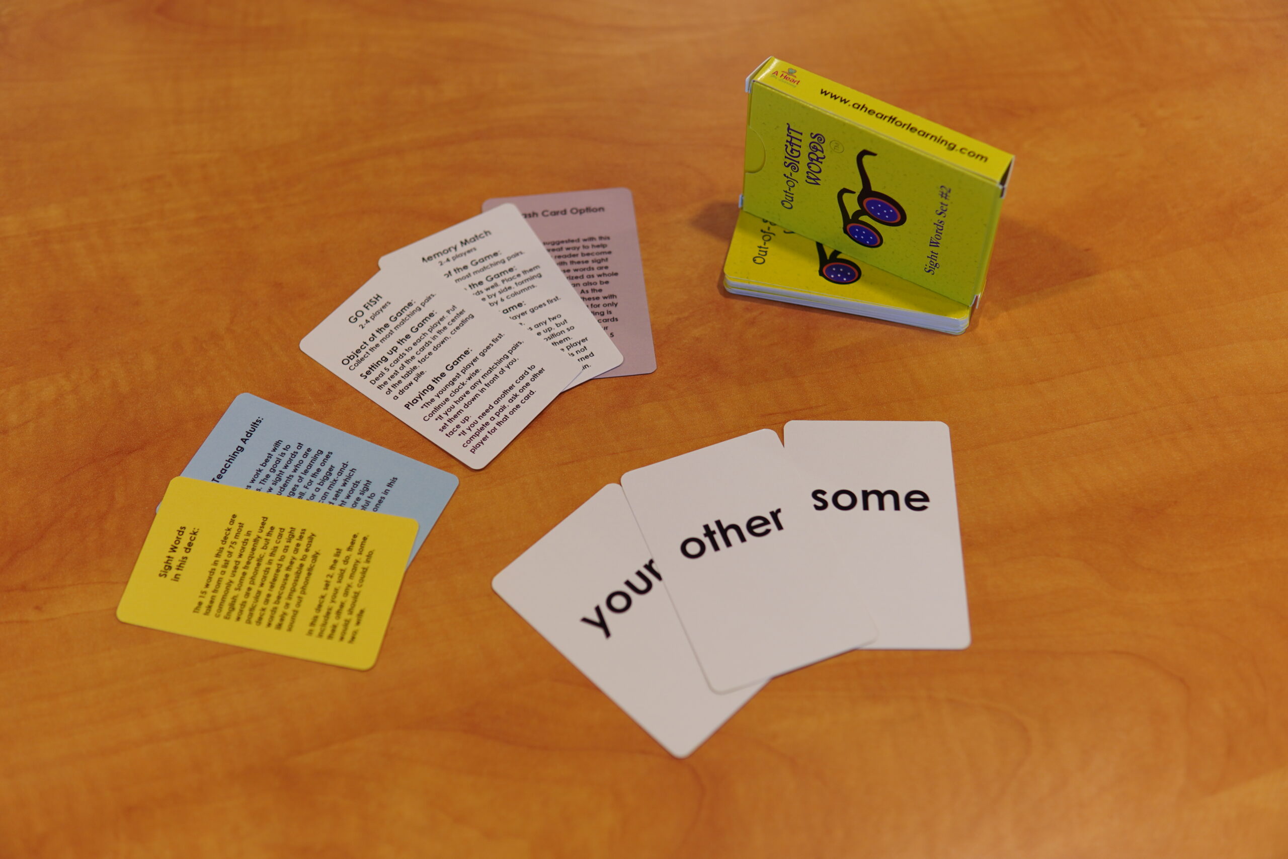 Sight Words Card Deck: Set #2