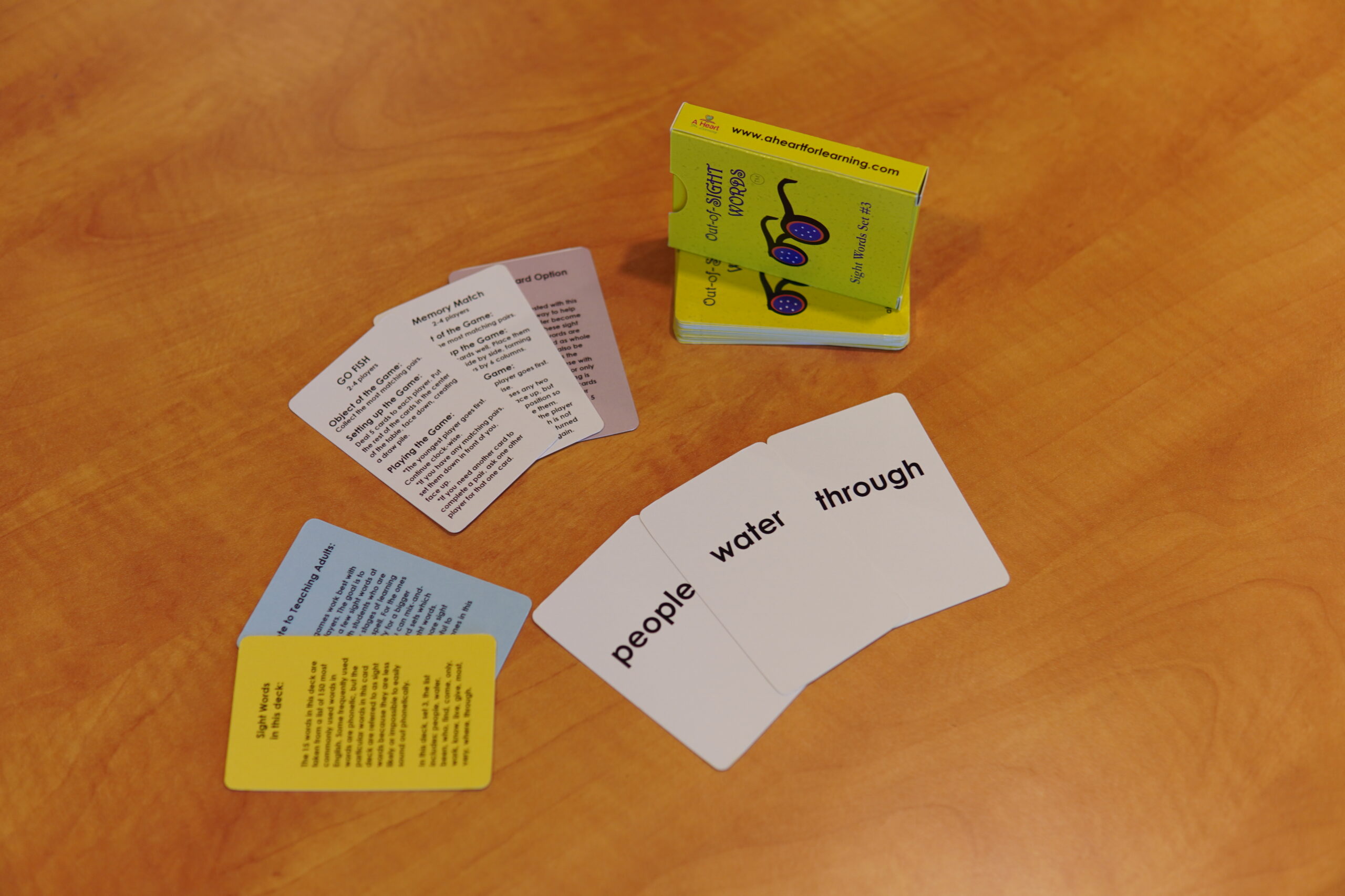 Sight Words Card Deck: Set #3