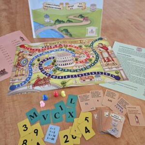 Roads of Roman Numerals math game