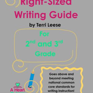 Right-Sized Writing Guide for 2nd and 3rd Grade