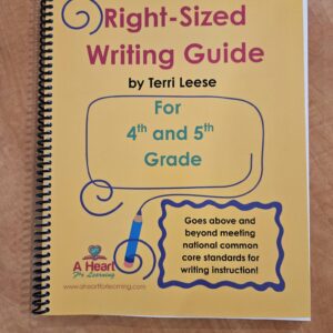 Right-Sized Writing Guide for 4th and 5th Grade
